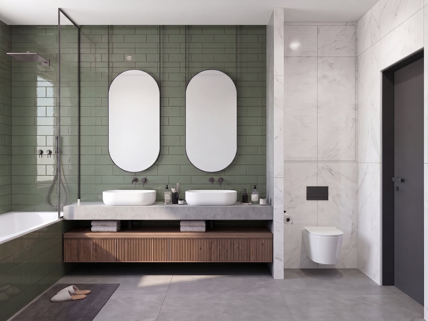 Green tile