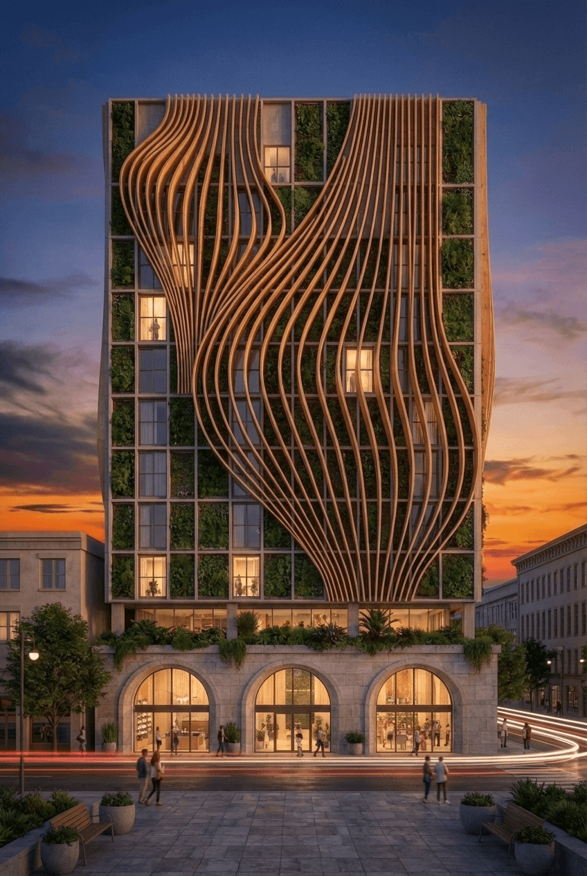Elevation render